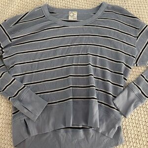 Oversized Aerie stripped long sleeve